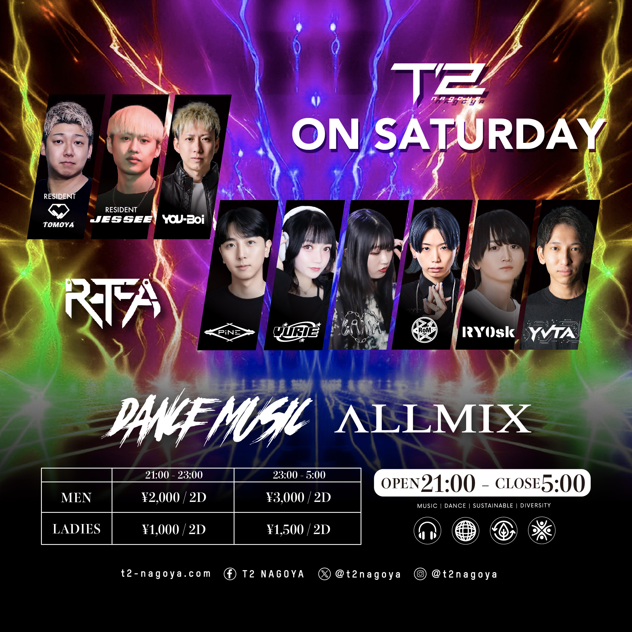 T2 ON SATURDAY