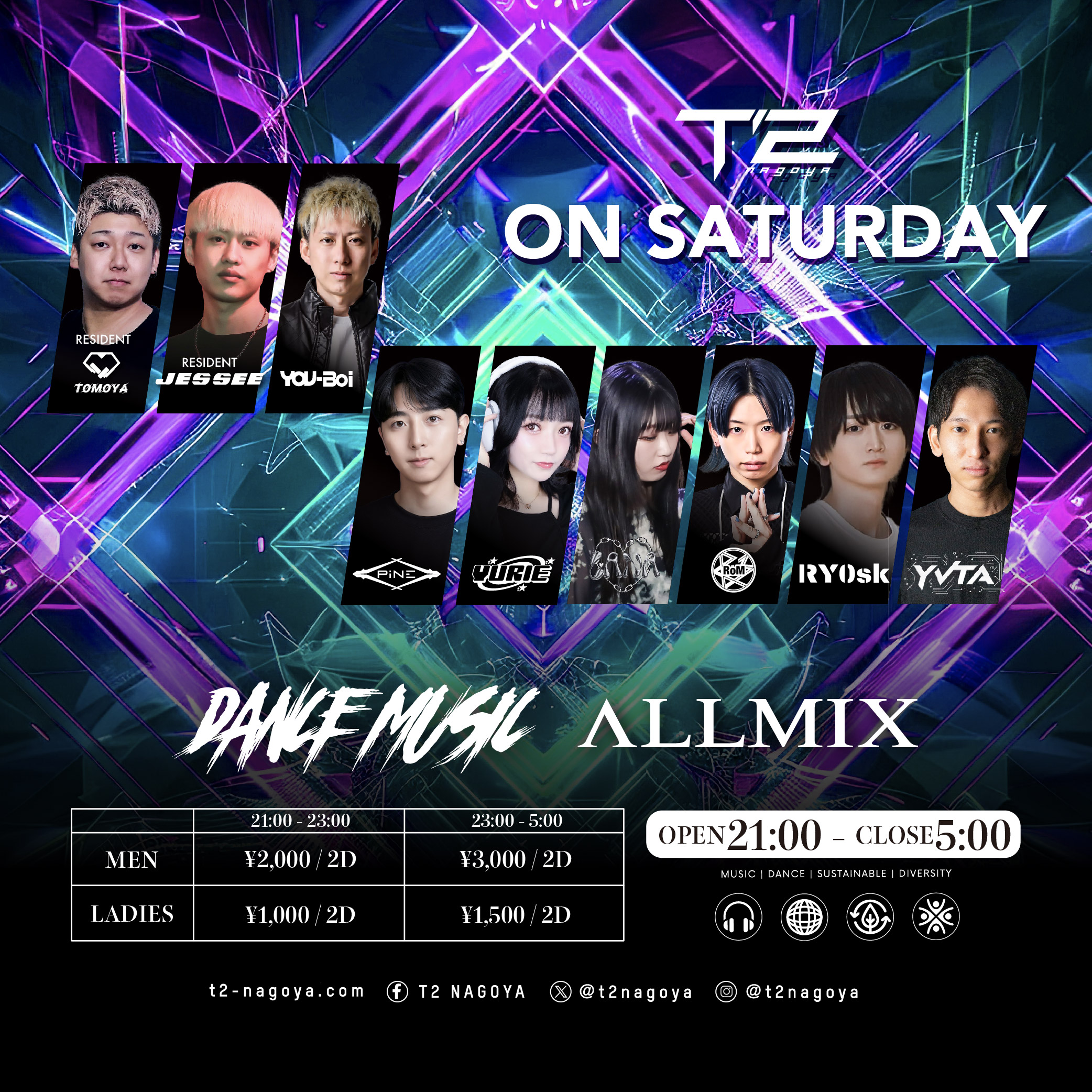 T2 ON SATURDAY