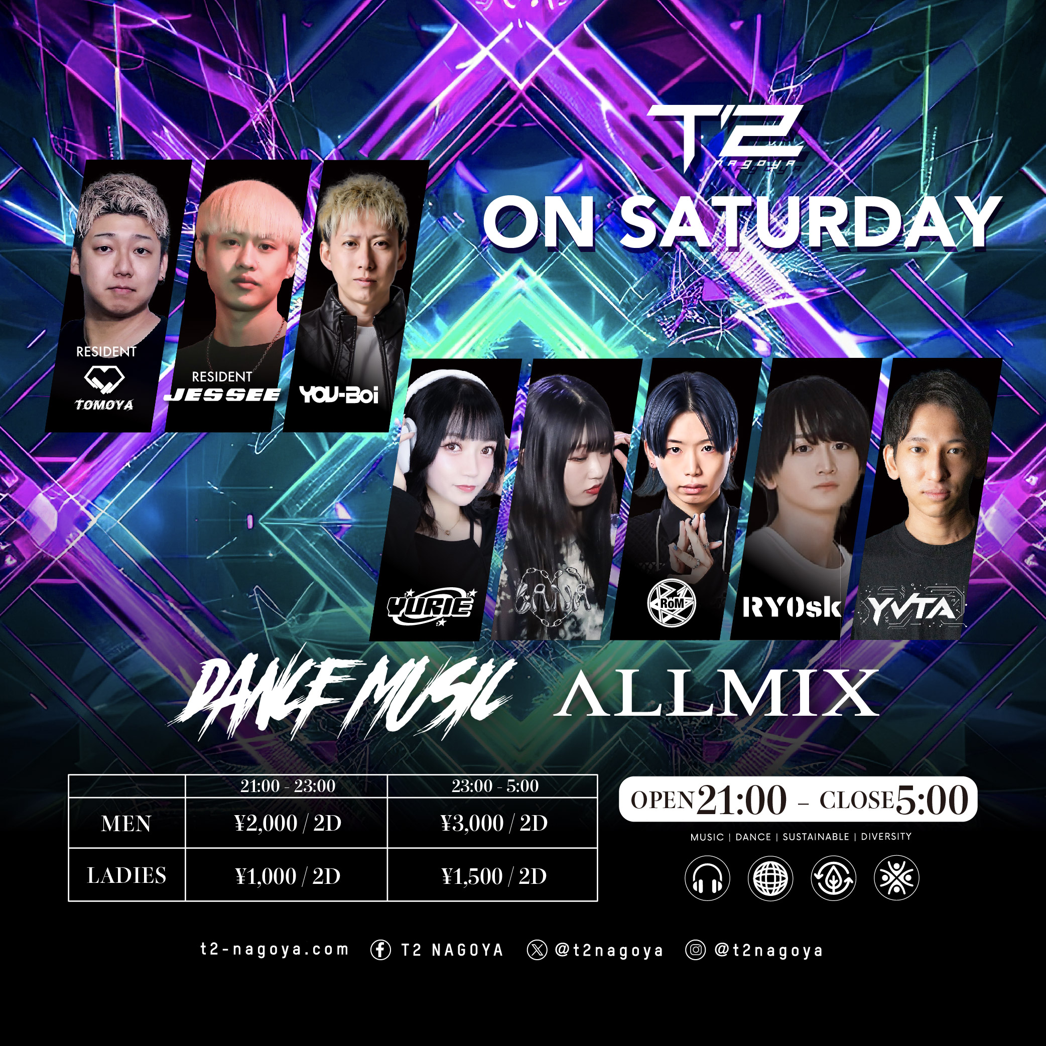 T2 ON SATURDAY