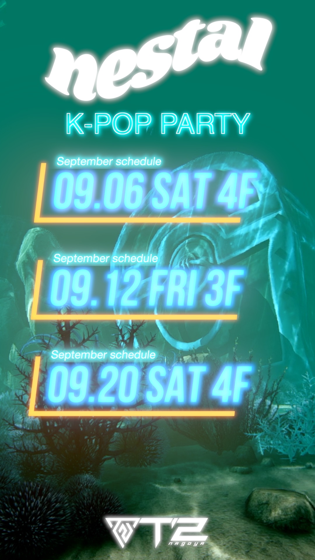NESTAL  K-POP PARTY September Schedule