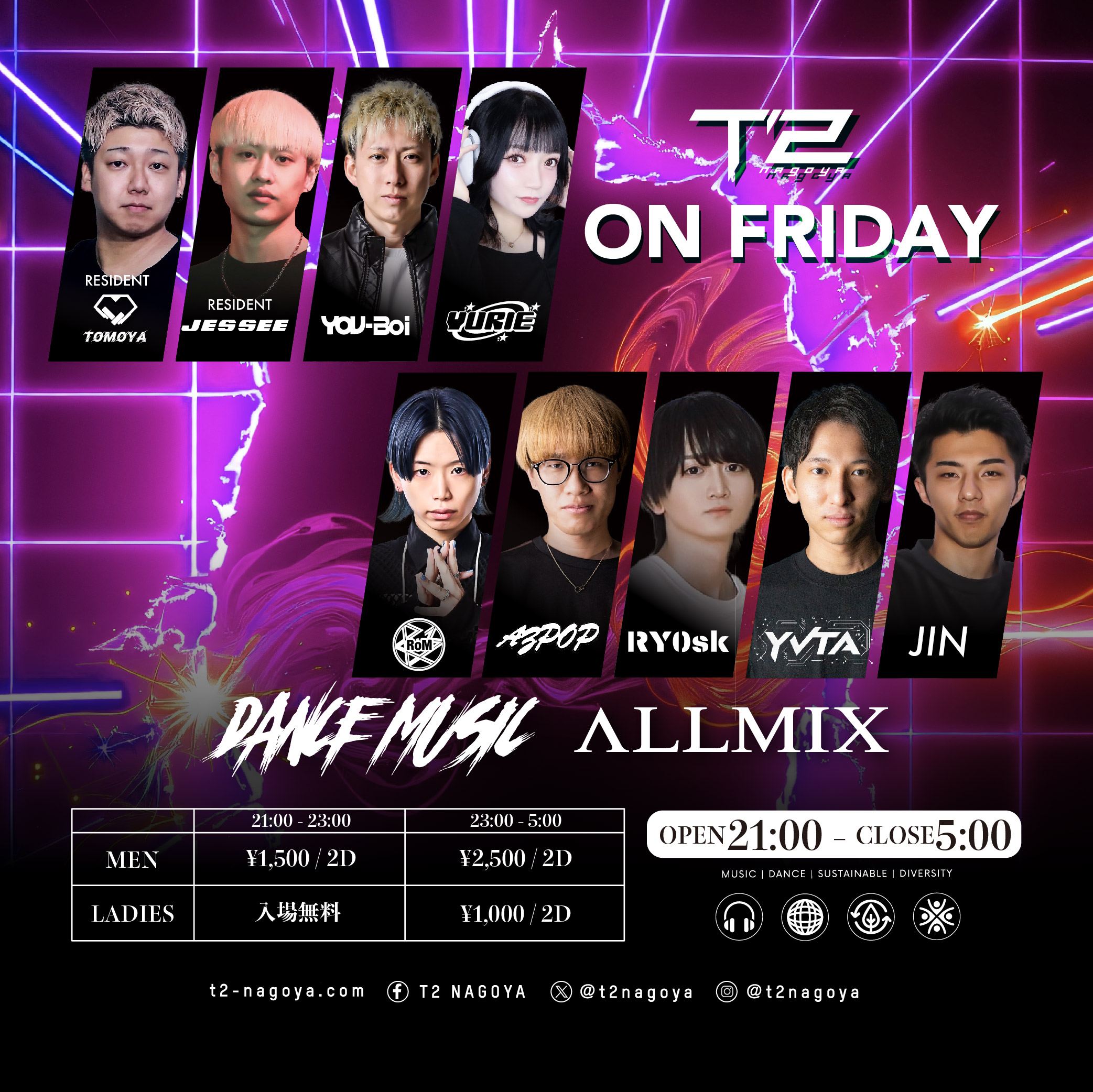 T2 ON FRIDAY