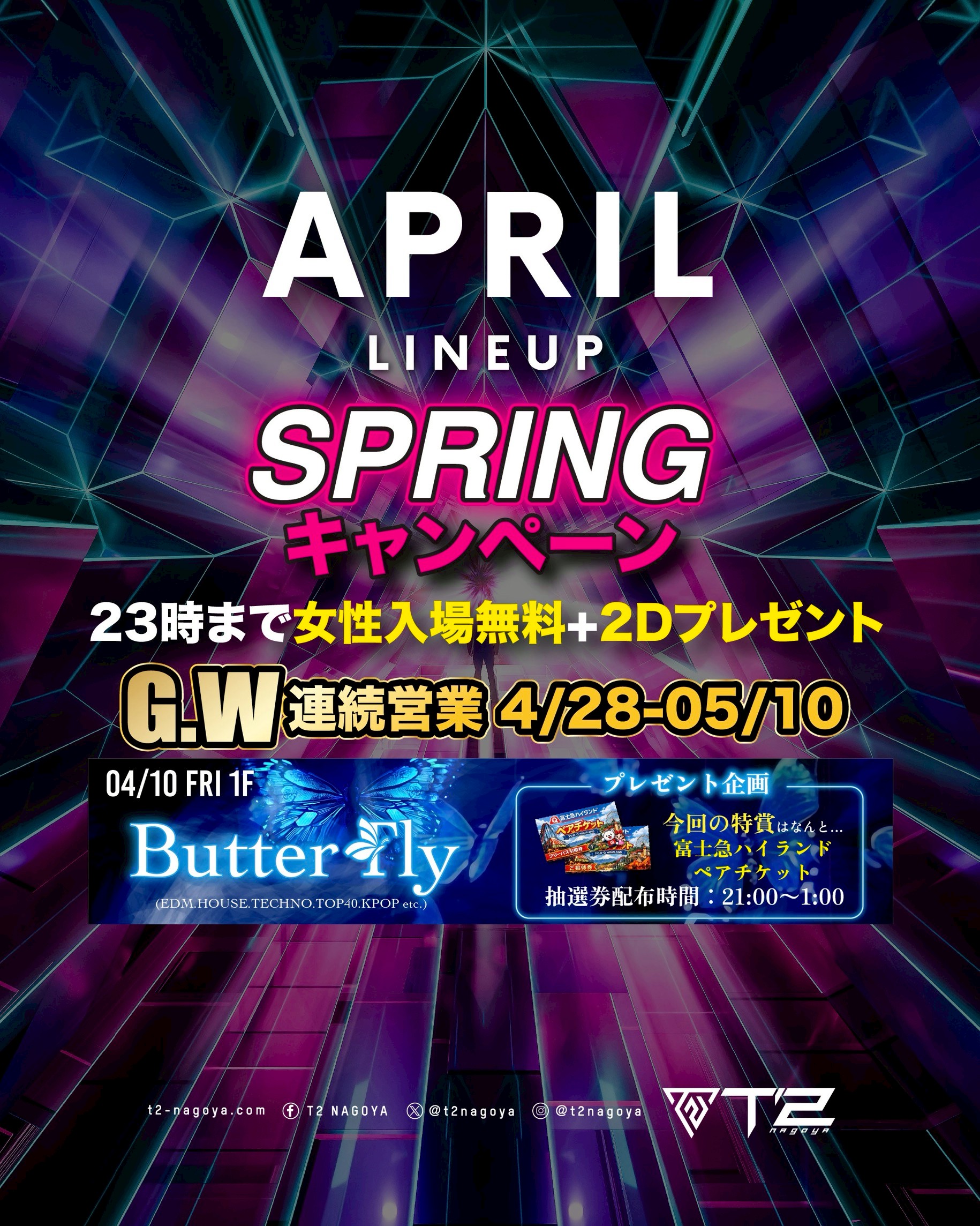 APRIL GUEST LINE UP