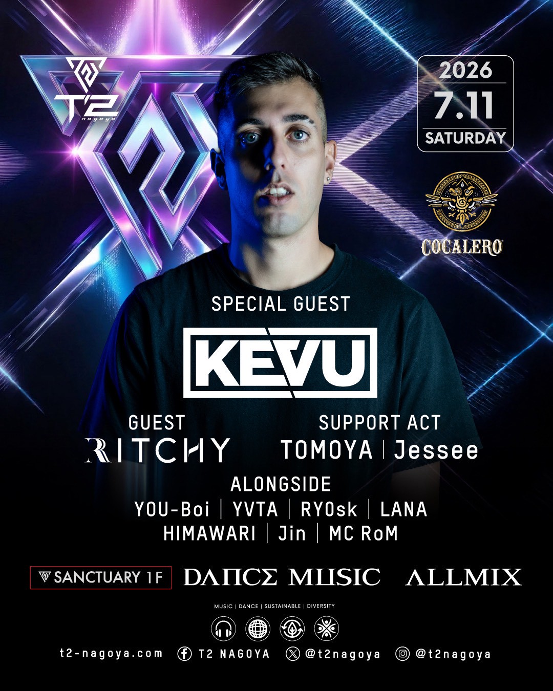 2026.07.11 SAT : SPECIAL GUEST DJ : KEVU