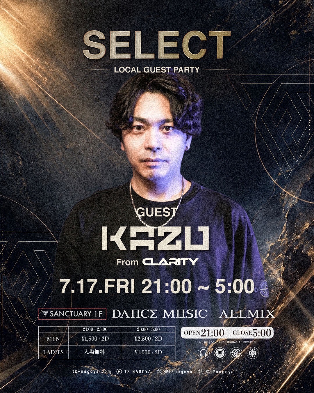 2026.07.17 FRI SELECT GUEST DJ : KAZU